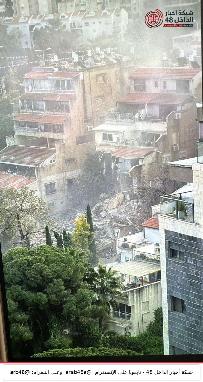 نجمة داود الحمراء: نقل 9 مصابين إلى مستشفيي رمبام وبني تسيون عقب القصف الذي استهدف شمال البلاد